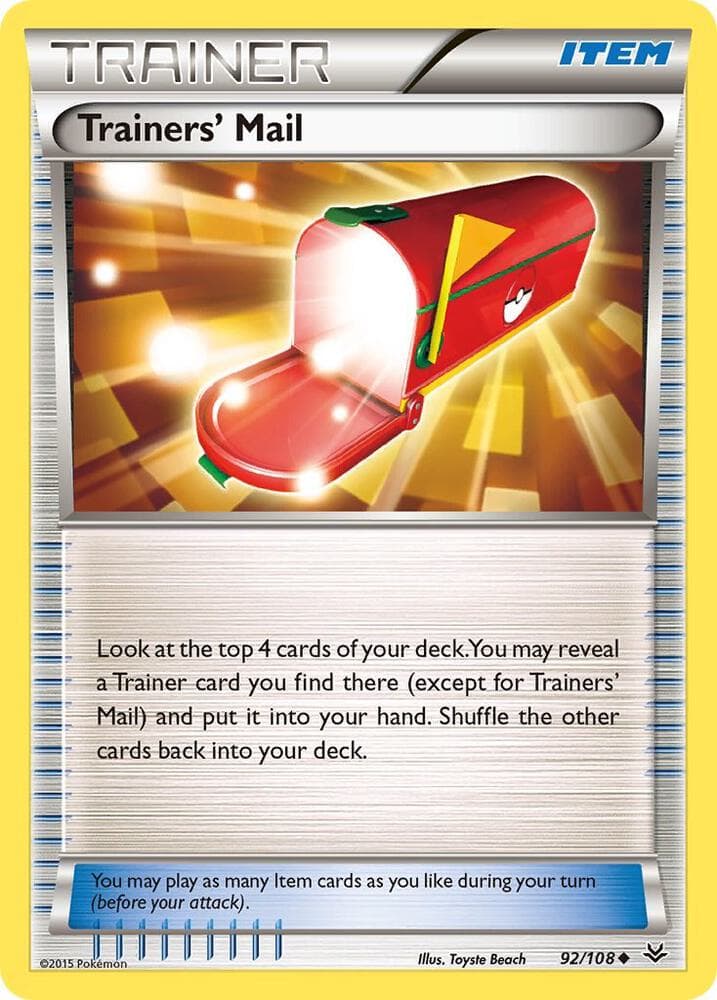 Trainers Mail Item