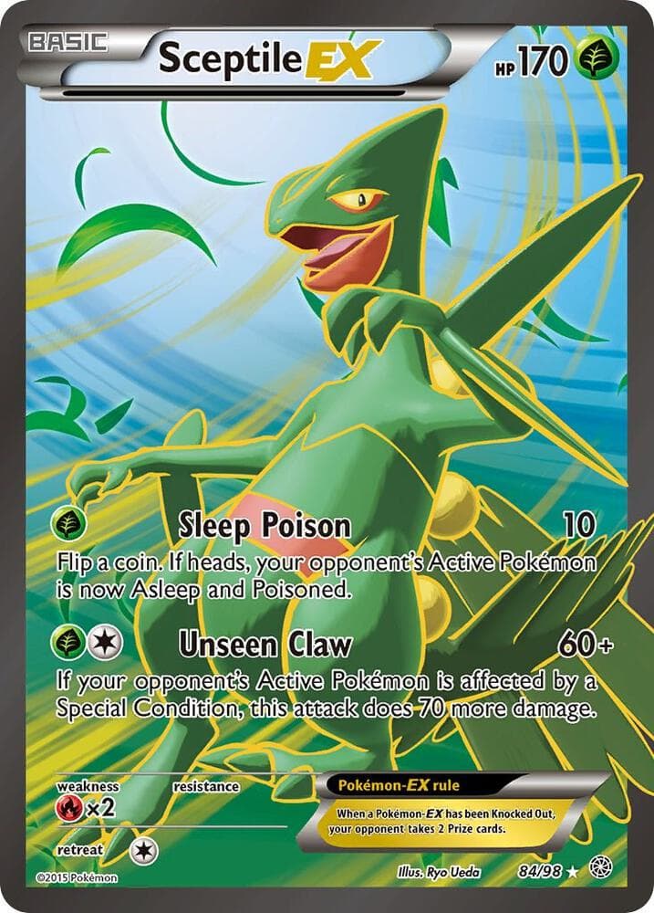 Sceptile EX 84 Full Art Basic