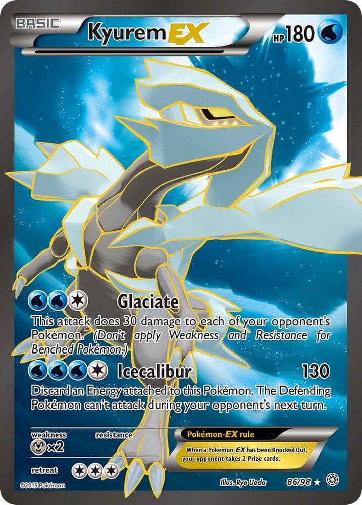 Kyurem EX 86 Full Art Basic