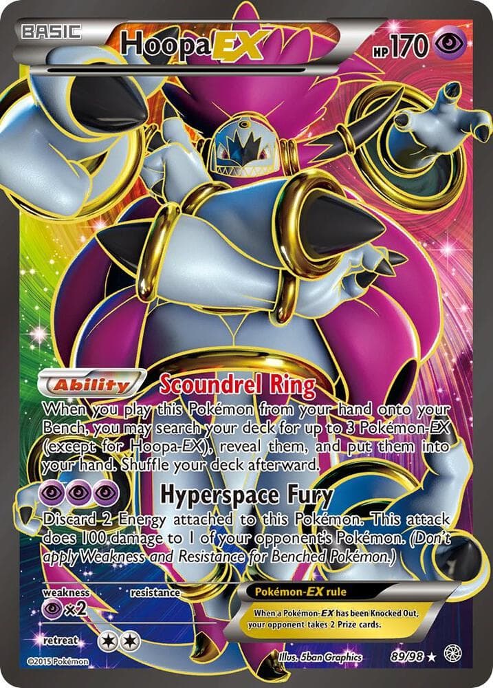 Hoopa EX 89 Full Art Basic