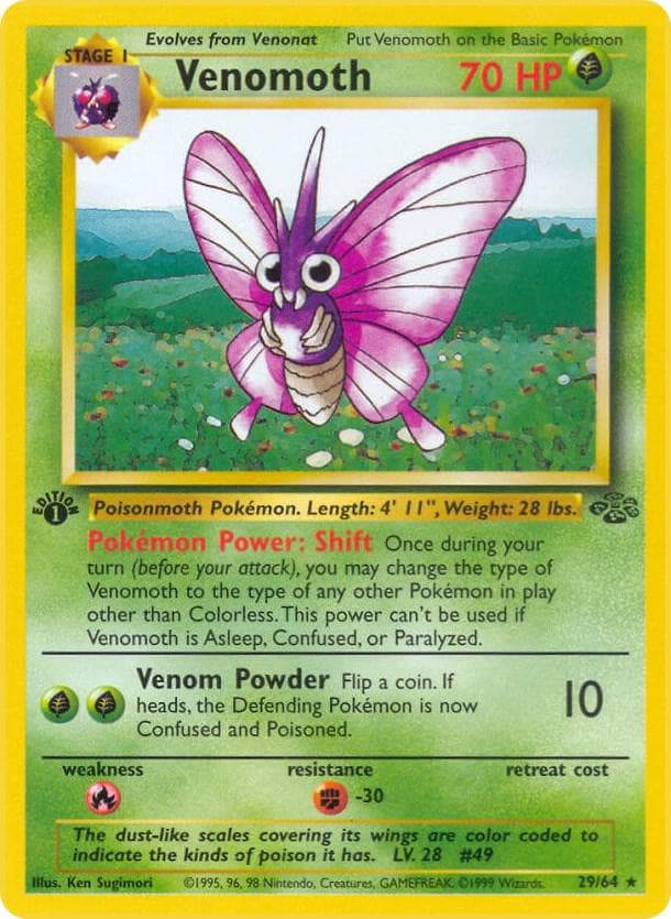 Venomoth 29 Stage 1