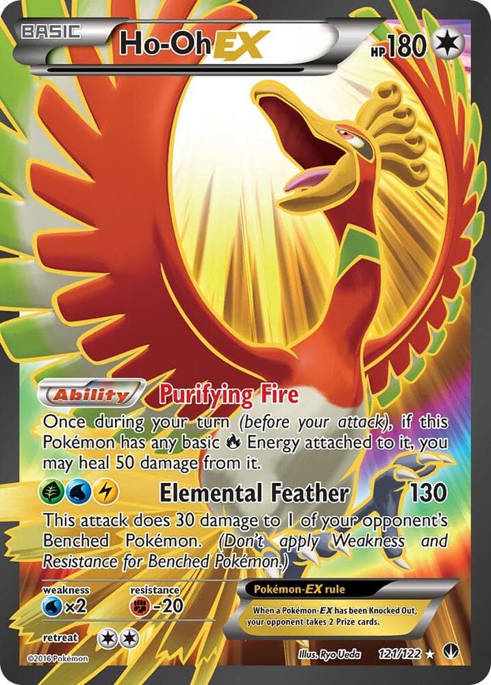 Ho Oh EX Full Art Basic