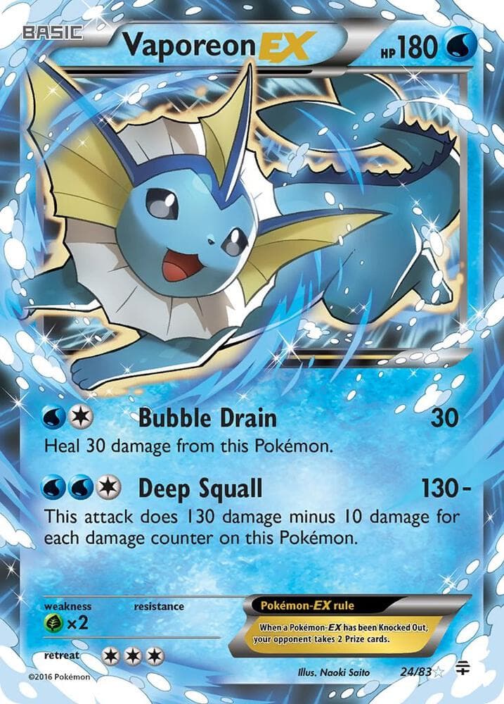 Vaporeon EX Basic