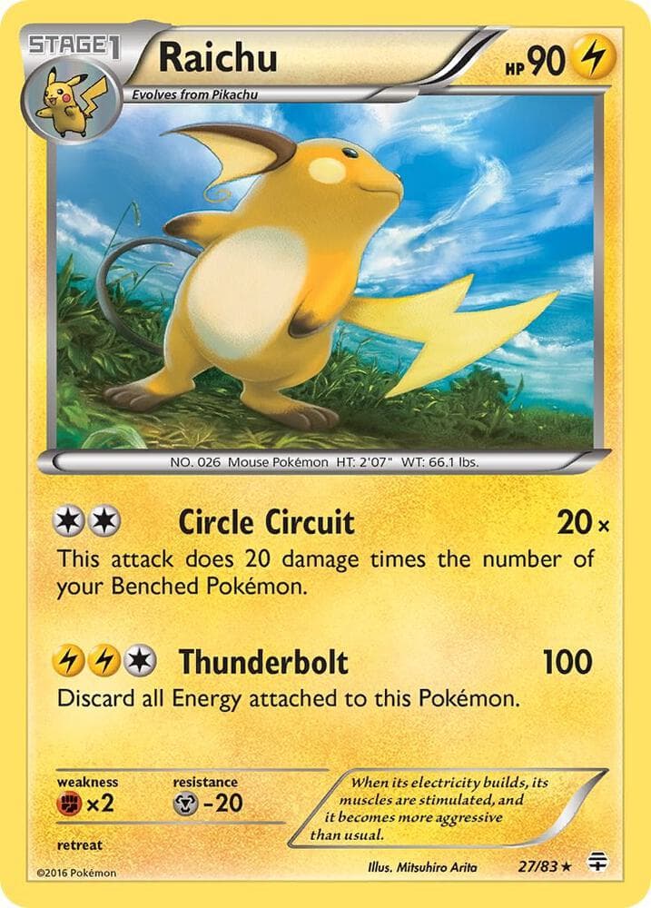 Raichu Stage 1