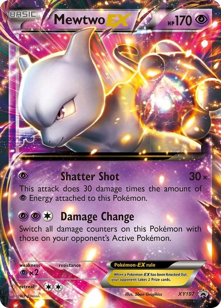 Mewtwo EX XY107 Basic