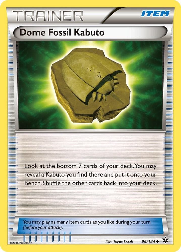 Dome Fossil Kabuto Item