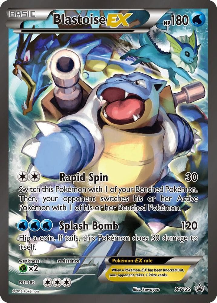 Blastoise EX XY122 Basic