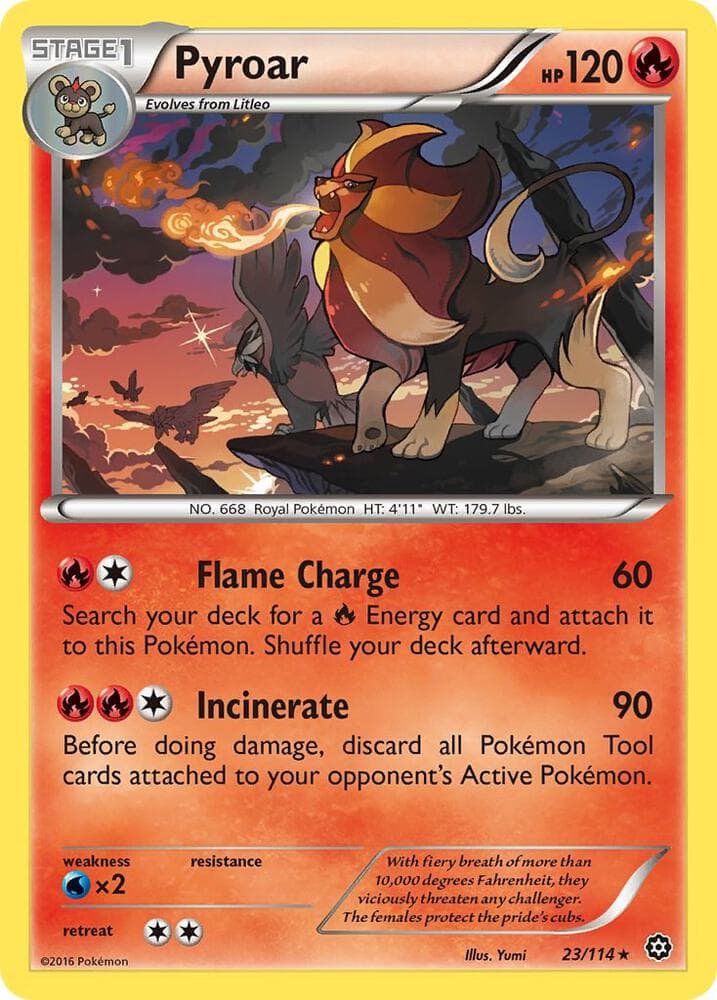 Pyroar Stage 1
