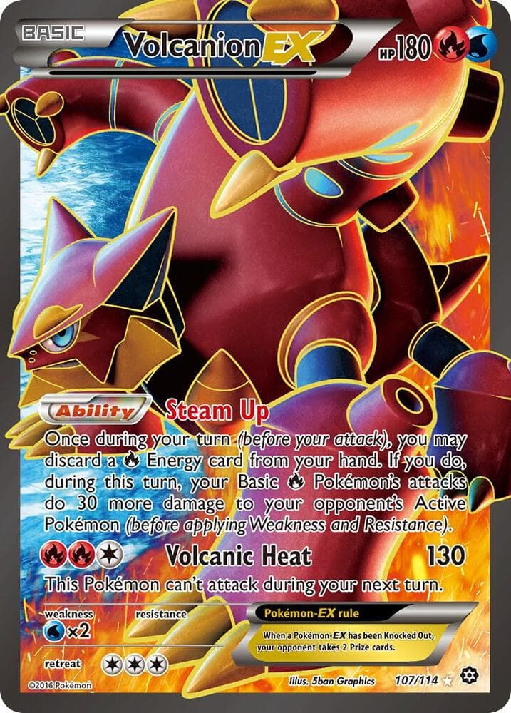 Volcanion EX Full Art Basic