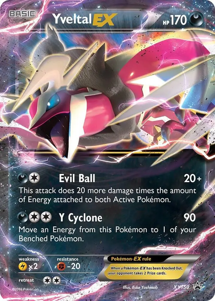 Yveltal EX XY150 Shiny Basic