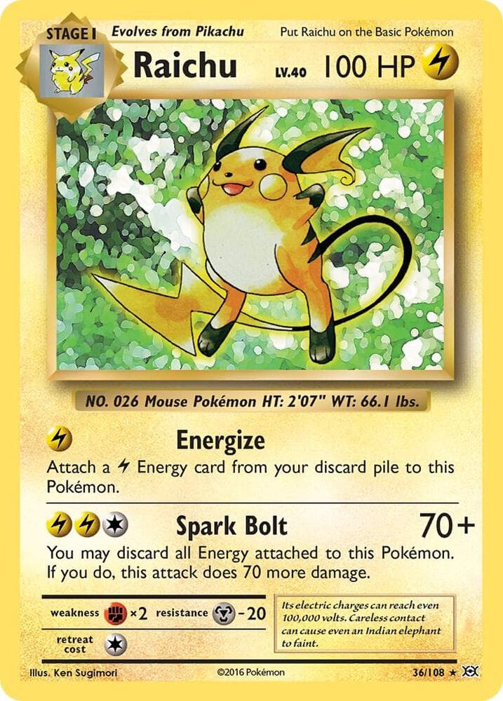 Raichu Stage 1