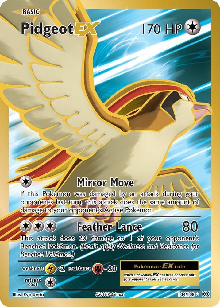 Pidgeot EX Full Art Basic