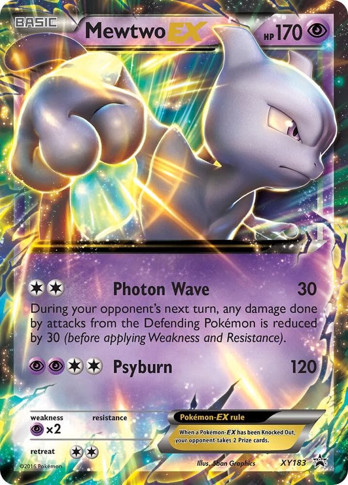 Mewtwo EX XY183 Basic