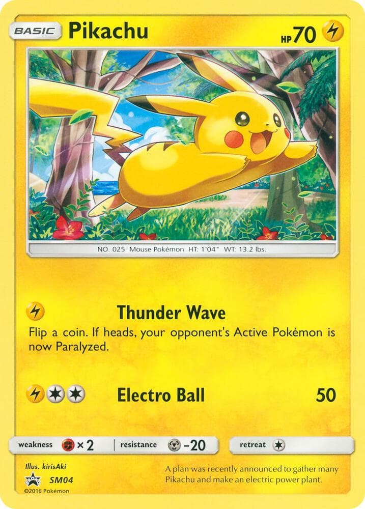 Pikachu SM04 Basic