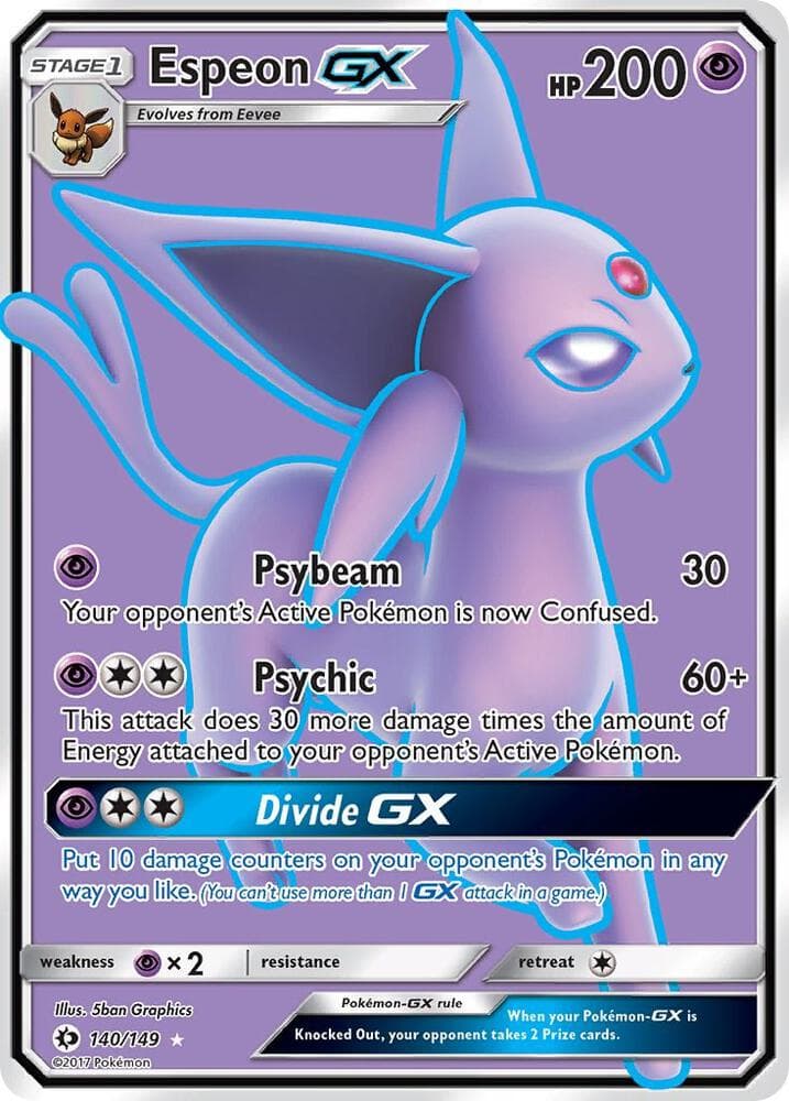 Espeon GX Full Art Stage 1