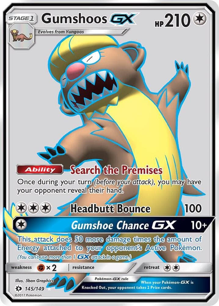 Gumshoos GX Full Art Stage 1