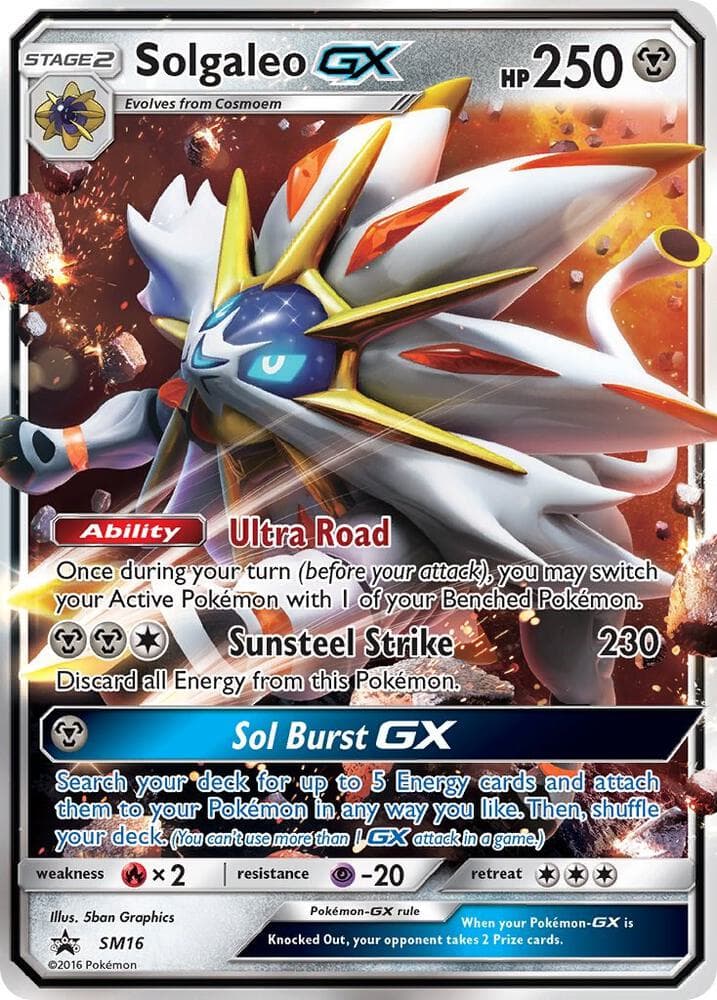 Solgaleo GX SM16 Stage 2