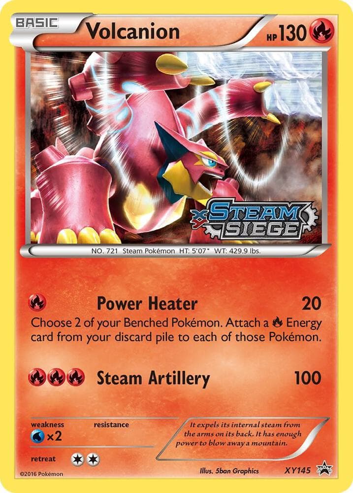 Volcanion XY Steam Siege Prerelease Basic