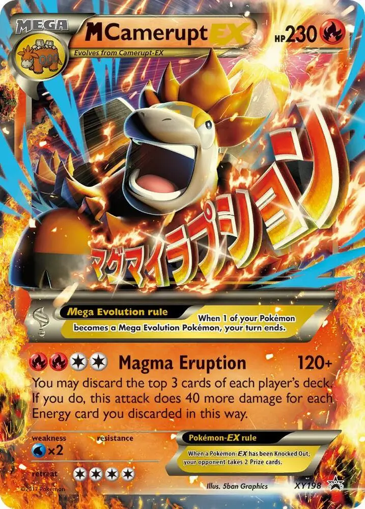 M Camerupt EX XY198 MEGA