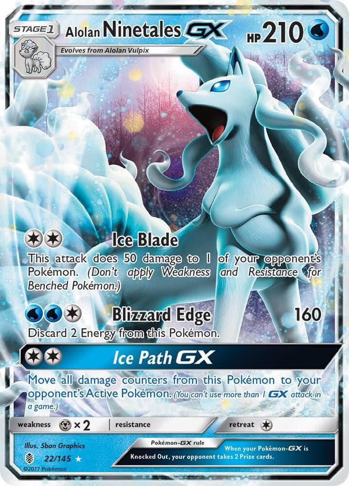 Alolan Ninetales GX Stage 1