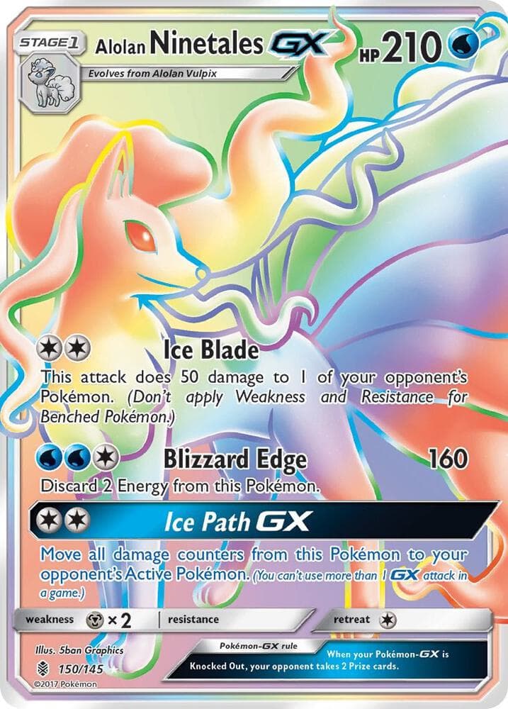 Alolan Ninetales GX Secret Stage 1