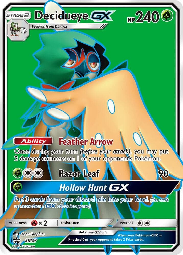 Decidueye GX SM37 Stage 2