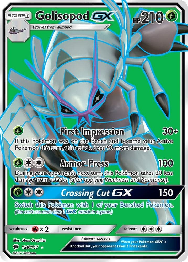 Golisopod GX Full Art Stage 1
