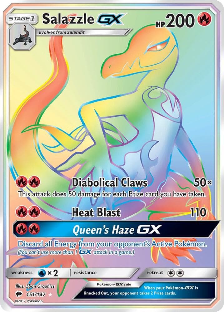 Salazzle GX Secret Stage 1