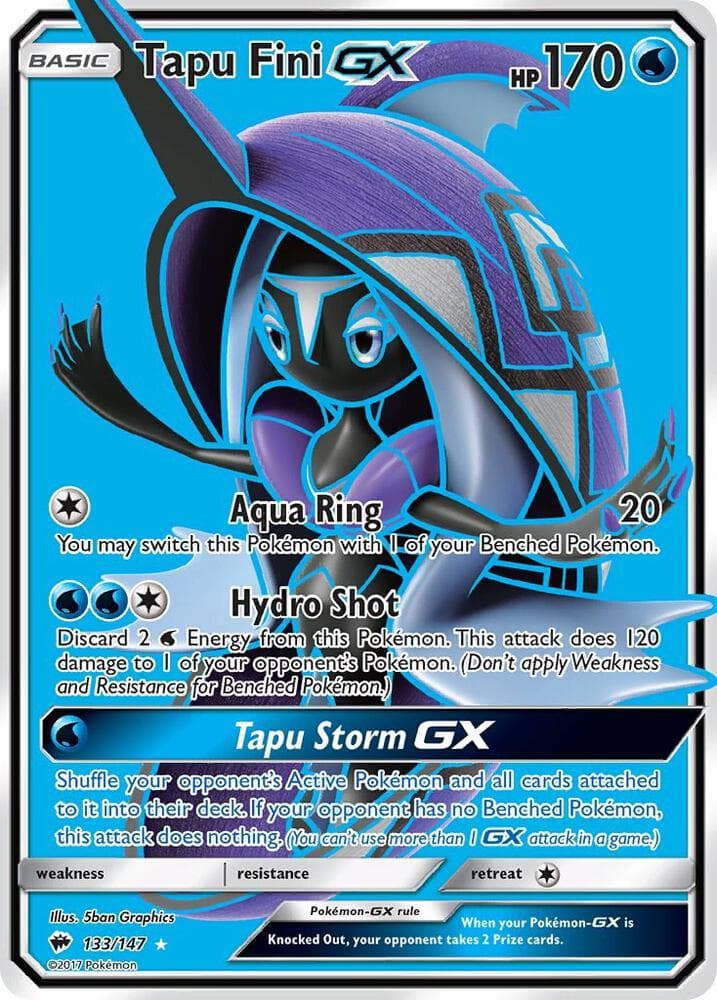Tapu Fini GX Full Art Basic
