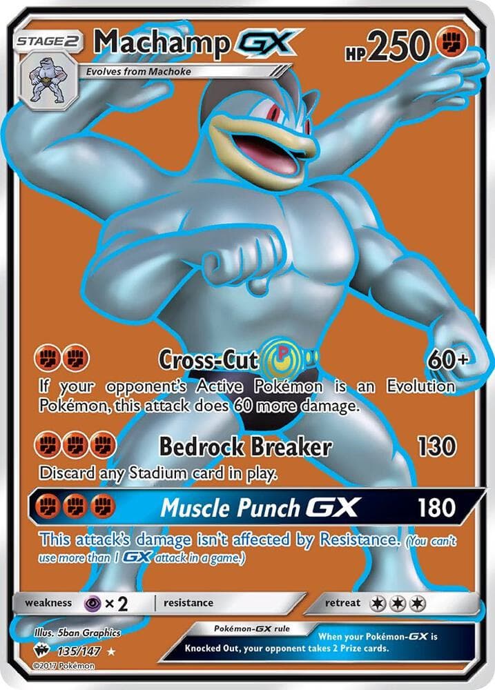 Machamp GX Full Art Stage 2