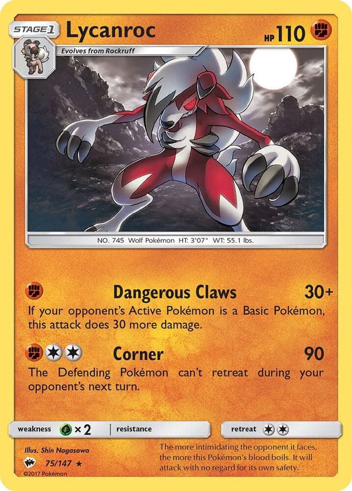 Lycanroc 75 Stage 1