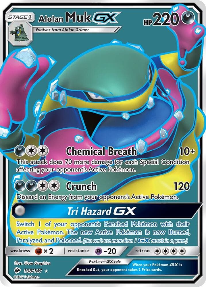 Alolan Muk GX Full Art Stage 1