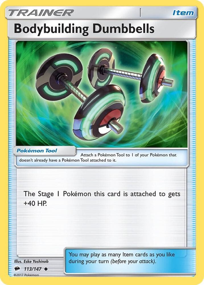 Bodybuilding Dumbbells Pokémon Tool