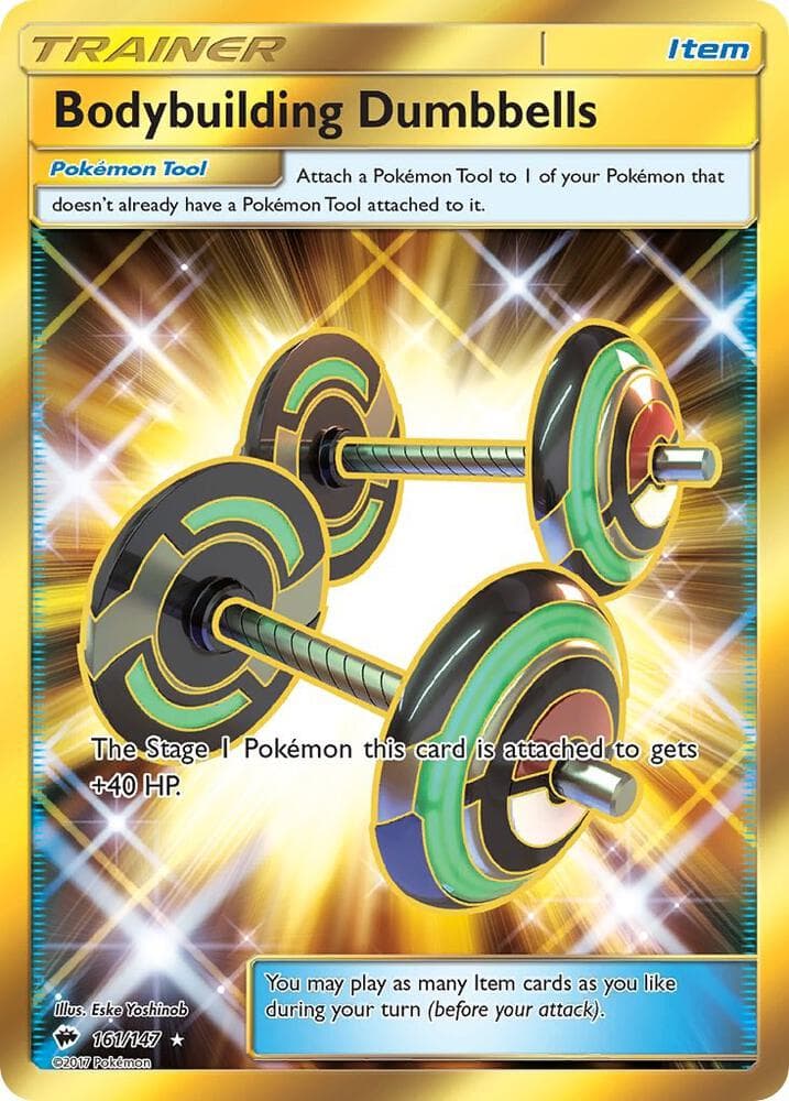 Bodybuilding Dumbbells Secret Pokémon Tool
