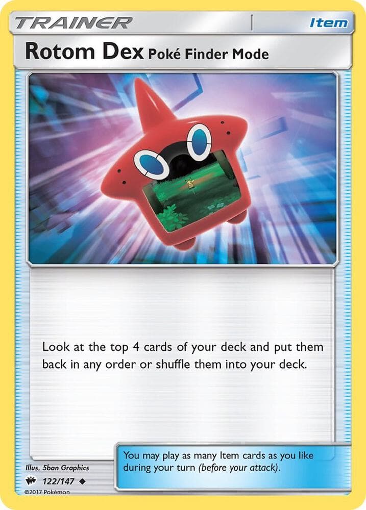 Rotom Dex Poke Finder Mode Item