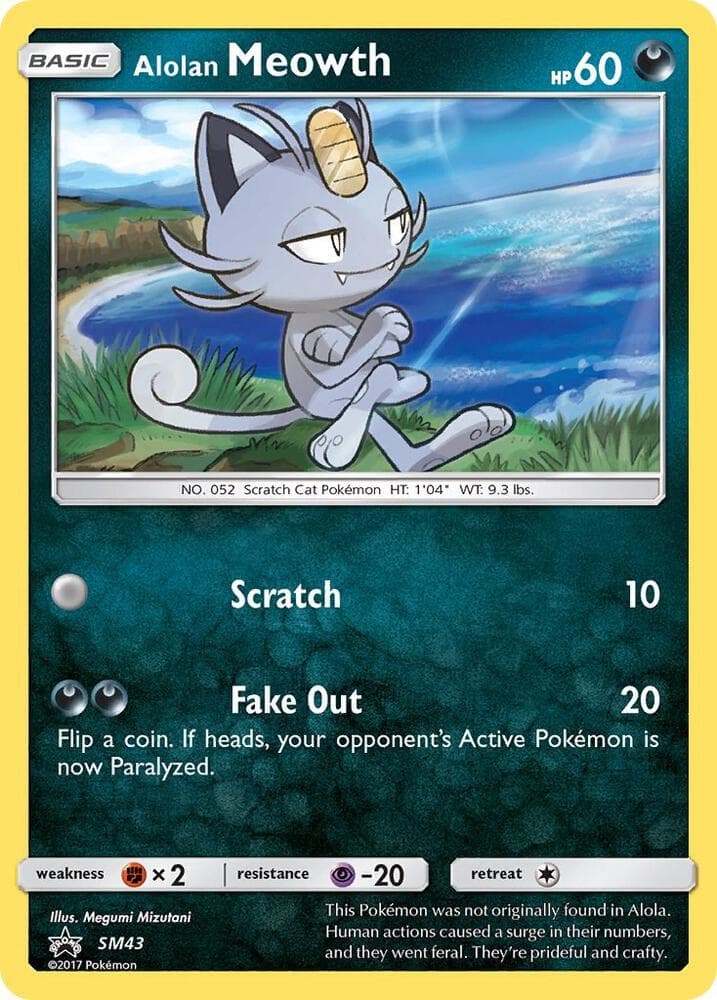 Alolan Meowth SM43 Basic