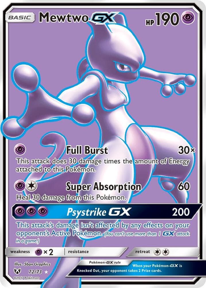 Mewtwo GX Full Art Basic