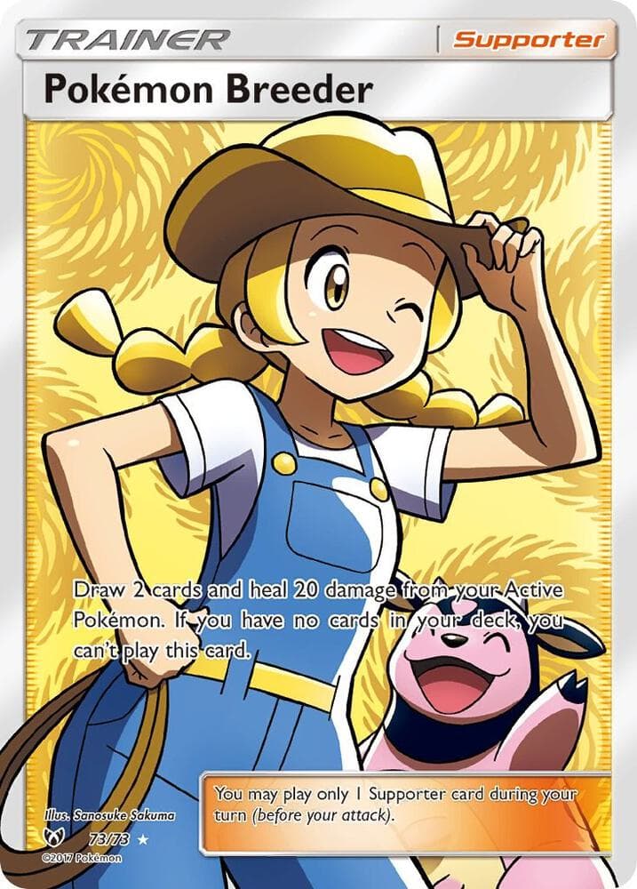 Pokemon Breeder Full Art Supporter