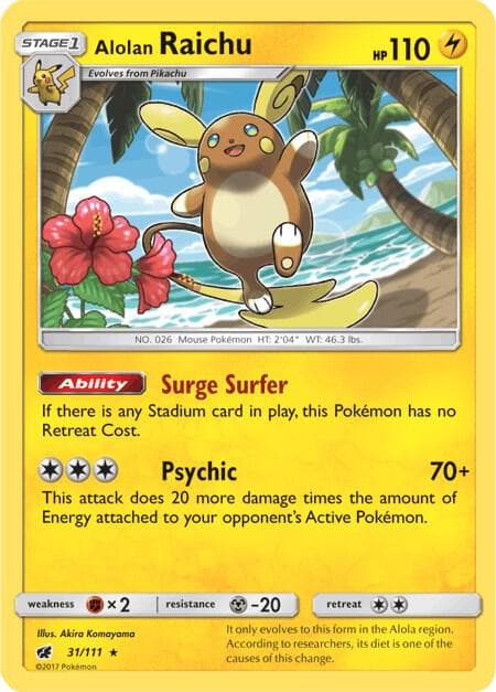 Alolan Raichu Stage 1