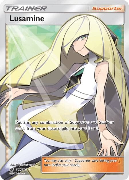 Lusamine Full Art Supporter