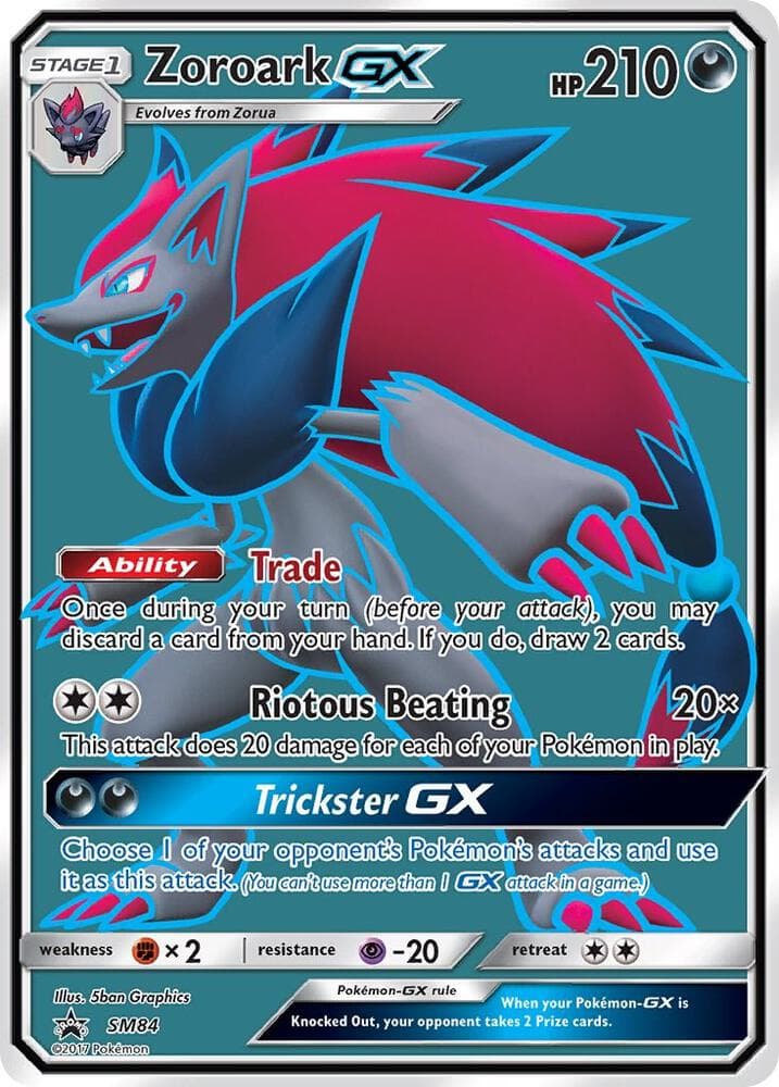 Zoroark GX SM84 Stage 1