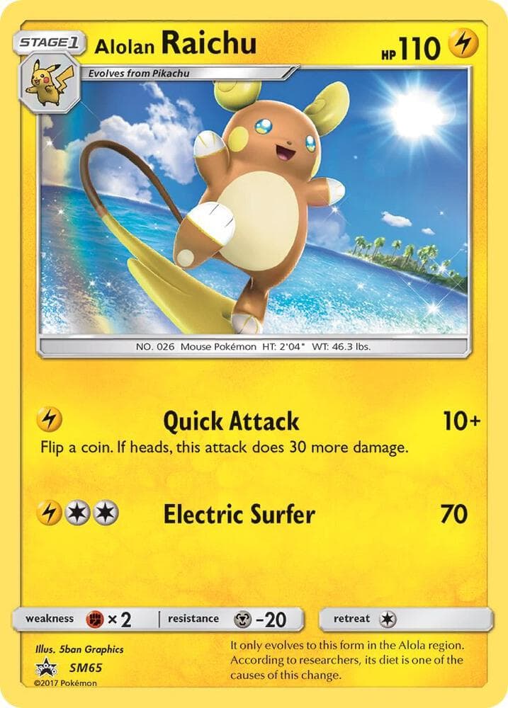 Alolan Raichu SM65 Stage 1