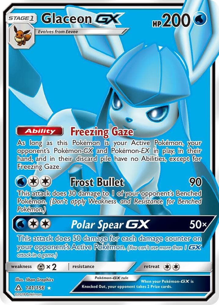 Glaceon GX Full Art Stage 1