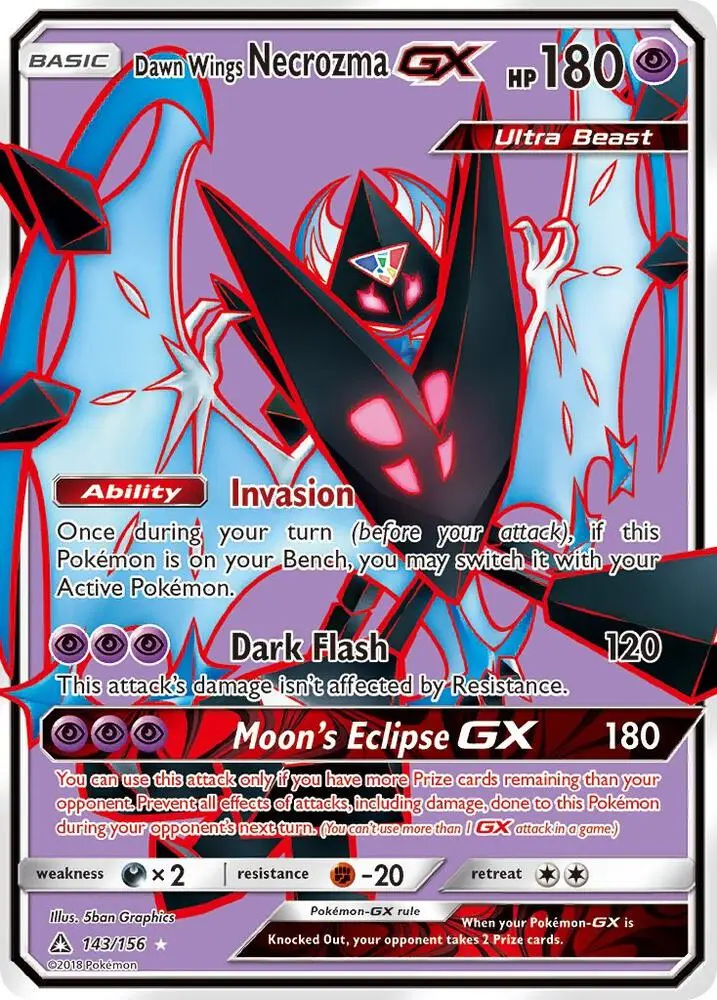 Dawn Wings Necrozma GX Full Art Basic