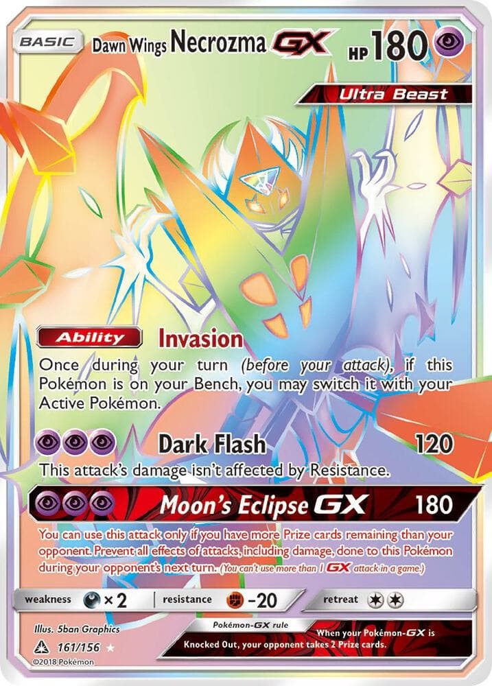 Dawn Wings Necrozma GX Secret Rare Basic