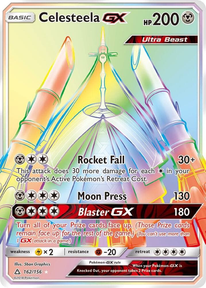 Celesteela GX Secret Rare Basic