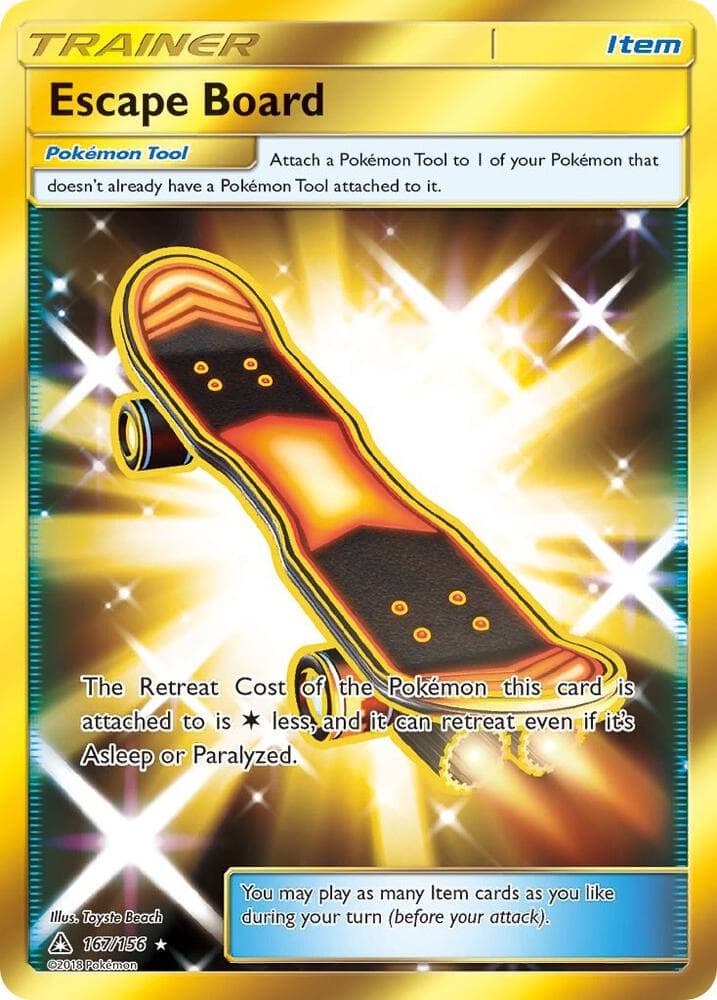 Escape Board Secret Rare Pokémon Tool