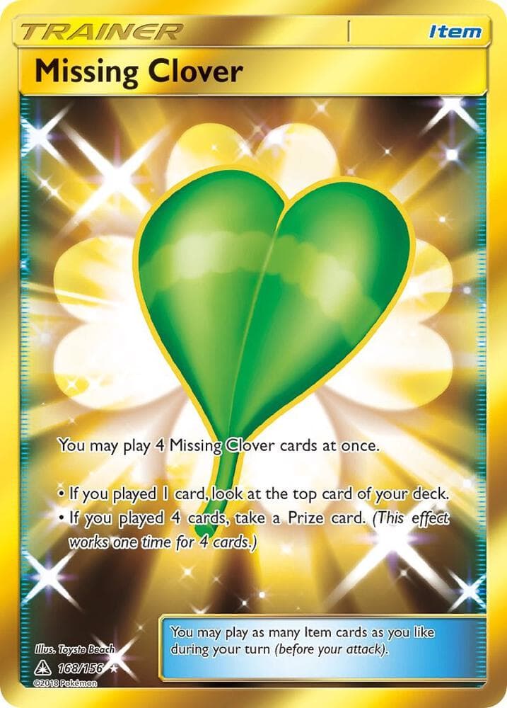 Missing Clover Secret Rare Item