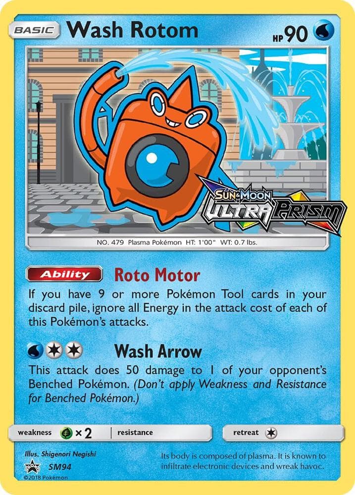 Wash Rotom SM94 Prerelease Basic