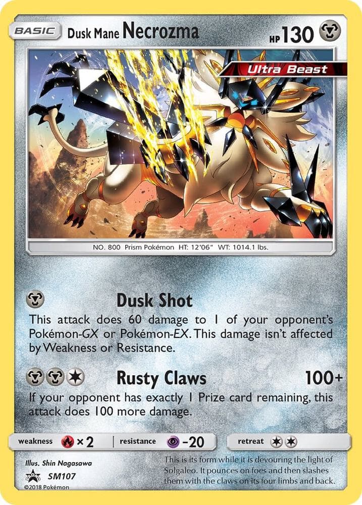 Dusk Mane Necrozma SM107 Basic